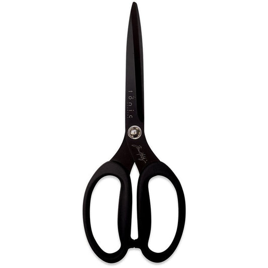 Tim Holtz Non - Stick Titanium Micro Serrated Scissors 9.5" - Honey Bee Stamps