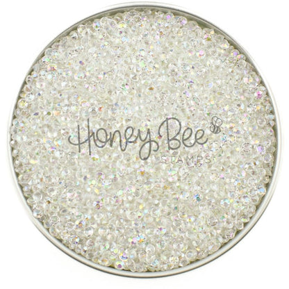 Tiny Diamonds - 2.3mm Crystal AB Rhinestones in Resealable Bag - Honey Bee Stamps