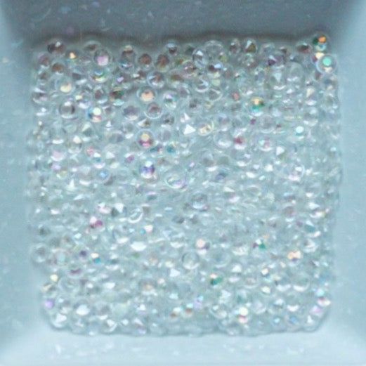Tiny Diamonds - 2.3mm Crystal AB Rhinestones in Resealable Bag - Honey Bee Stamps