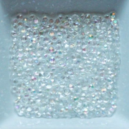 Tiny Diamonds - 2.3mm Crystal AB Rhinestones in Resealable Bag - Honey Bee Stamps