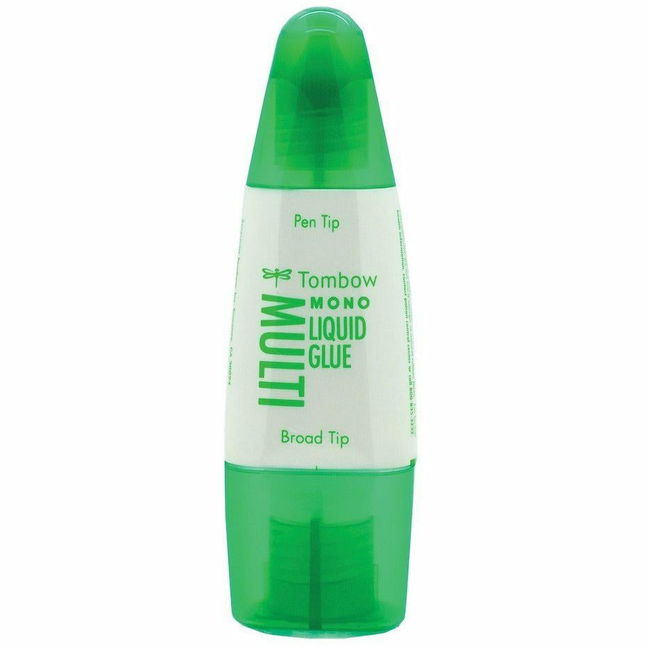 Tombow Mono Multi Liquid Glue, Double - ended Fine and Broad Tips - Honey Bee Stamps