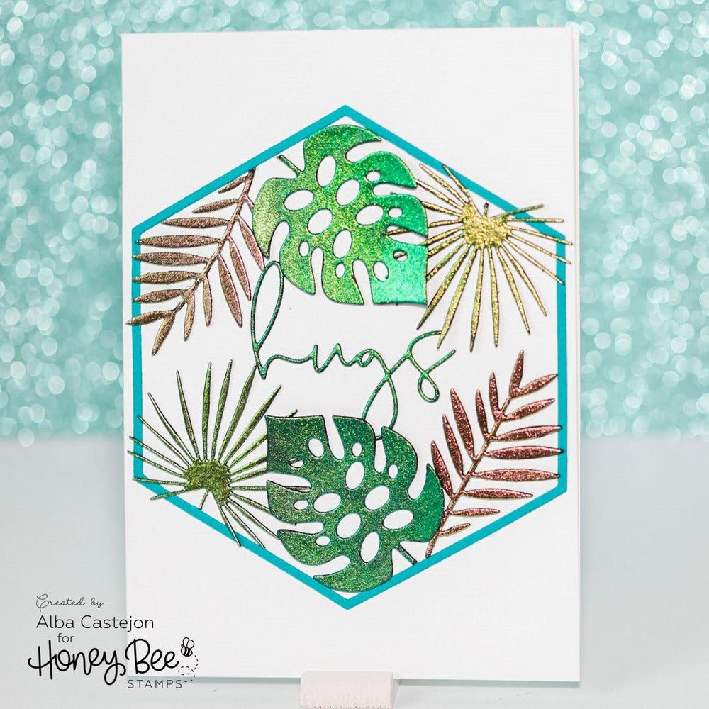 Tropical Bouquets - Honey Cuts - Stand - Alone Dies - Honey Bee Stamps