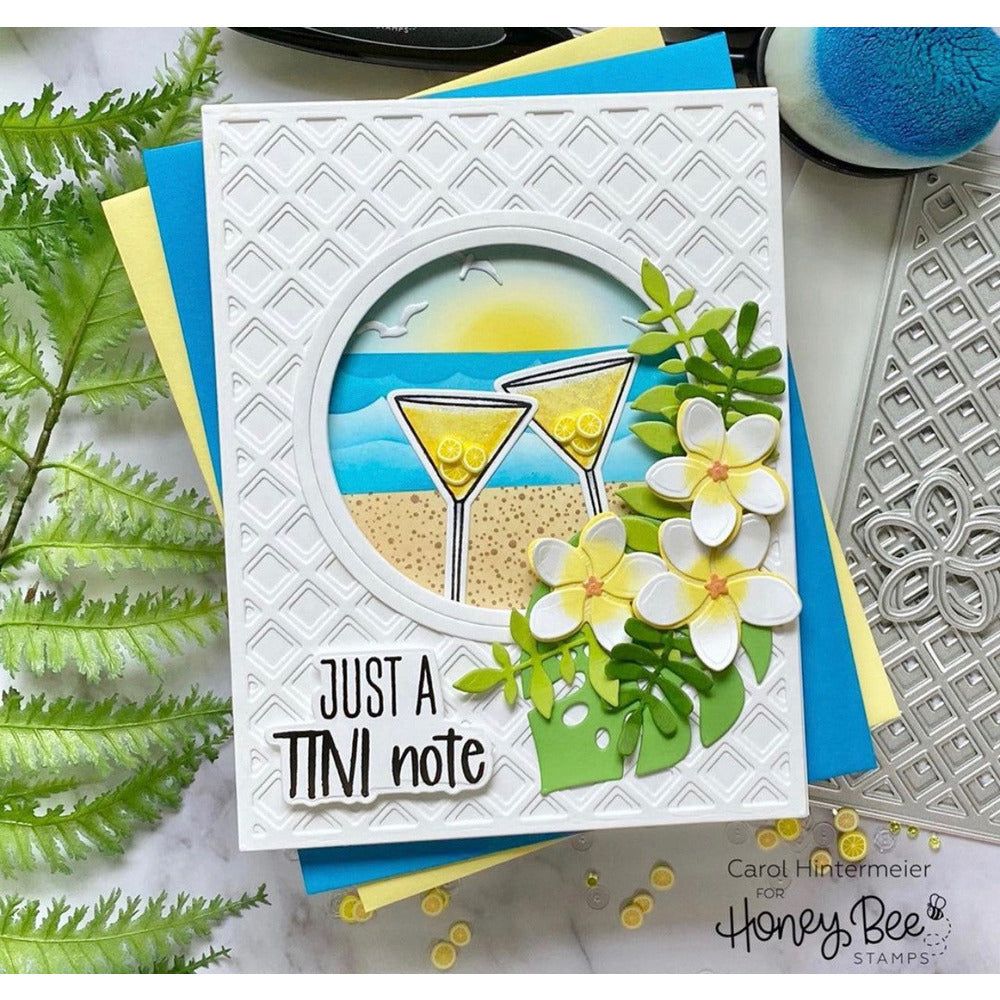 Tropical Bouquets - Honey Cuts - Stand - Alone Dies - Honey Bee Stamps