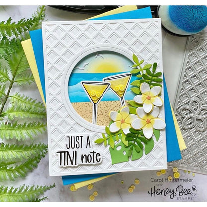Tropical Bouquets - Honey Cuts - Stand - Alone Dies - Honey Bee Stamps