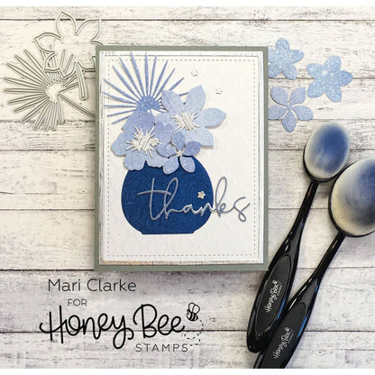 Tropical Bouquets - Honey Cuts - Stand - Alone Dies - Honey Bee Stamps