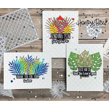 Tropical Bouquets - Honey Cuts - Stand - Alone Dies - Honey Bee Stamps