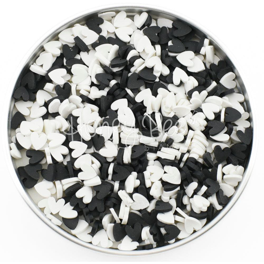 Tuxedo - Clay Hearts - Clearance - Honey Bee Stamps