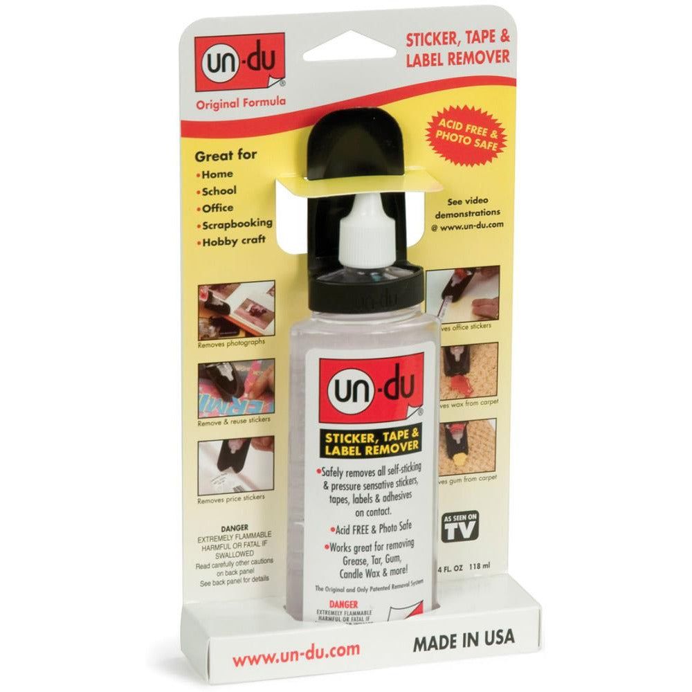 Un-Du Sticker, Tape & Label Remover 4oz - Honey Bee Stamps