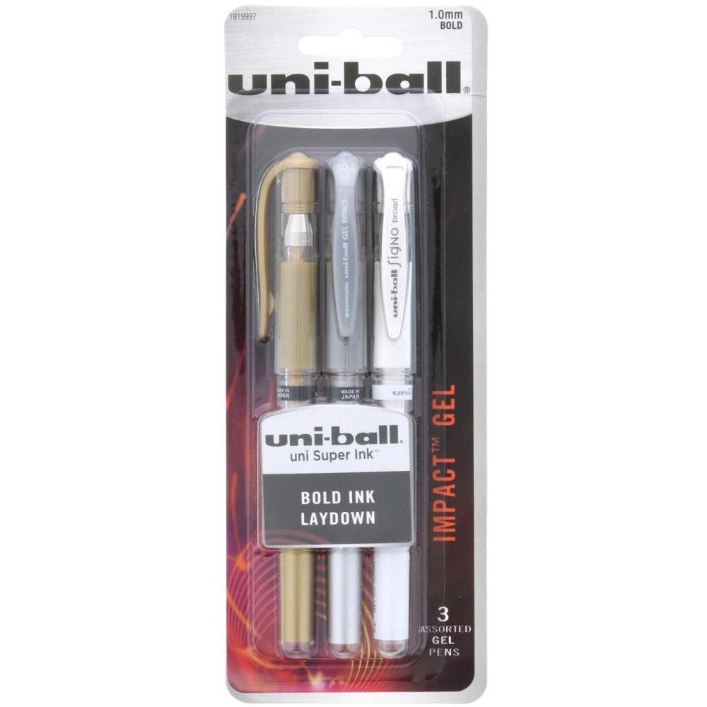 Uni - Ball Gel Impact Pen 3/Pkg - Honey Bee Stamps
