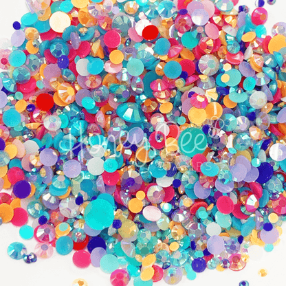 Unicorn - Rainbow Rhinestone Mix - Honey Bee Stamps