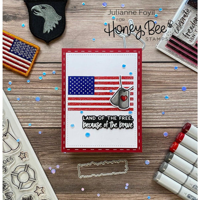 United We Stand - Honey Cuts - Honey Bee Stamps