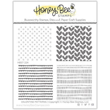Valentine Patterns - 4x4 Stamp Set - Honey Bee Stamps