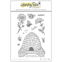 Vintage Hive - 4x6 Stamp Set - Honey Bee Stamps