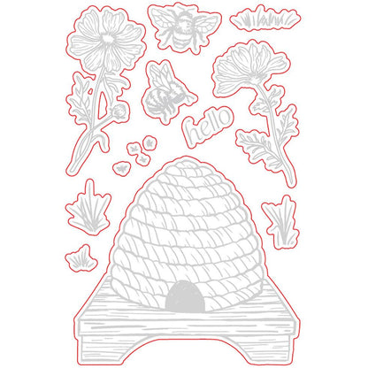 Vintage Hive - Honey Cuts - Coordinating Dies - Honey Bee Stamps