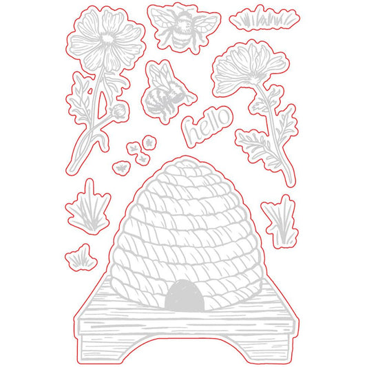 Vintage Hive - Honey Cuts - Coordinating Dies - Honey Bee Stamps