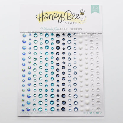 Vitamin Sea Gem Stickers - 210 Count - Honey Bee Stamps