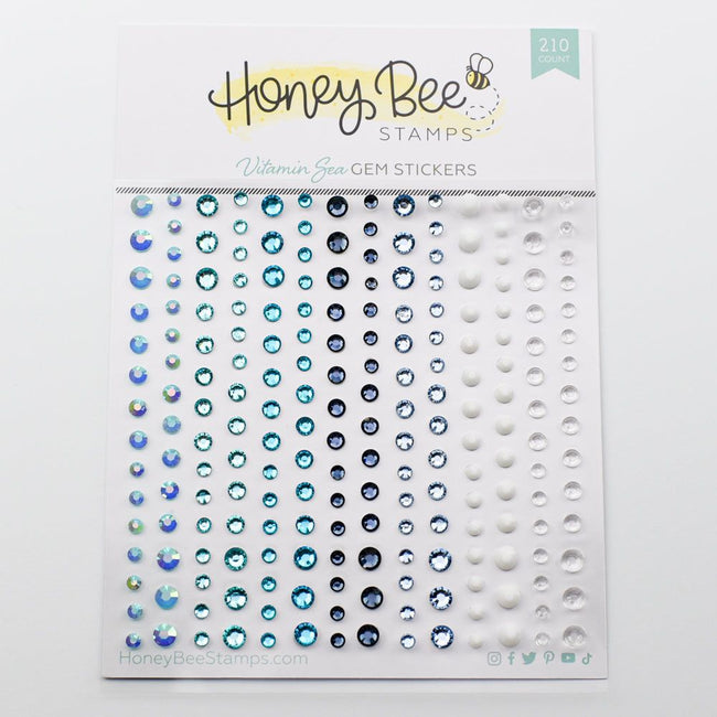 Vitamin Sea Gem Stickers - 210 Count - Honey Bee Stamps