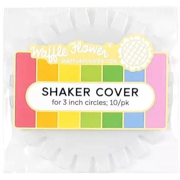 Waffle Flower Shaker Cover 3" Circle - Honey Bee Stamps