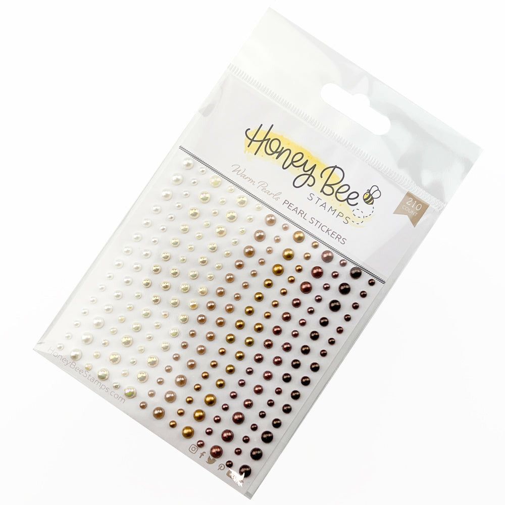 Warm Pearls - Pearl Stickers - 210 Count - Honey Bee Stamps