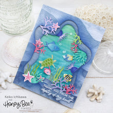 Waves Pierced A2 Cover Plate - Honey Cuts - Honey Bee Stamps