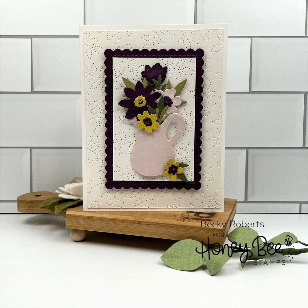 Whimsical Spring Flowers - Honey Cuts - Stand - Alone Dies - Honey Bee Stamps