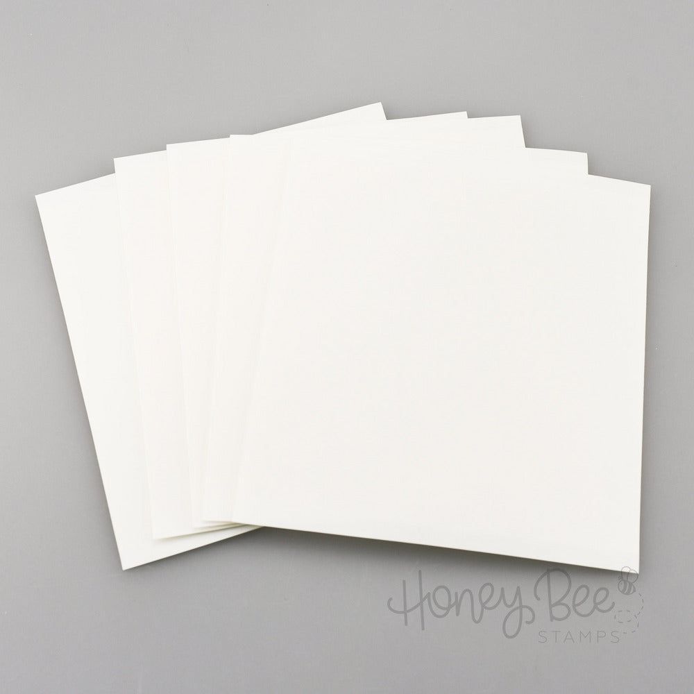 White Foam Sheets - 6"x6" 5pk - Honey Bee Stamps