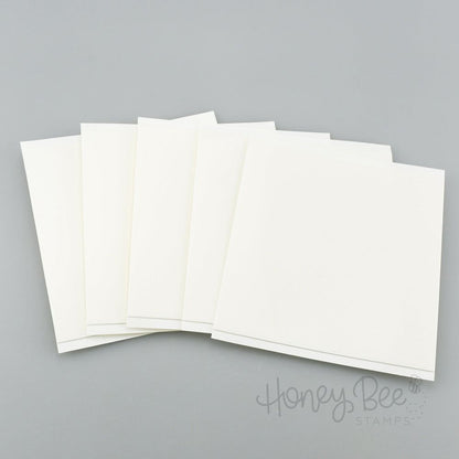 White Foam Sheets - 6x6 5pk - Honey Bee Stamps