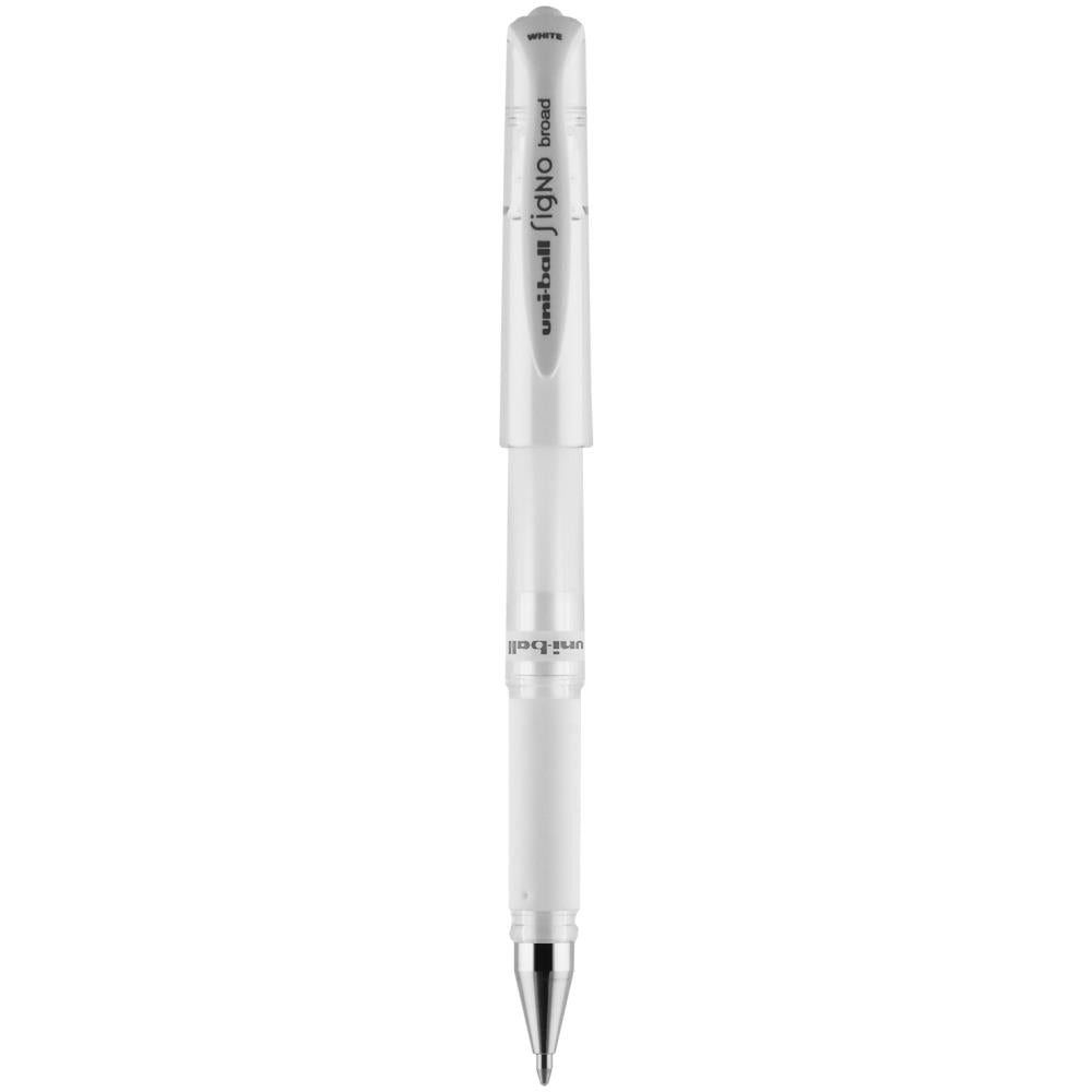 White Ink Uni-Ball Gel Impact Pen - Broad Point - Honey Bee Stamps