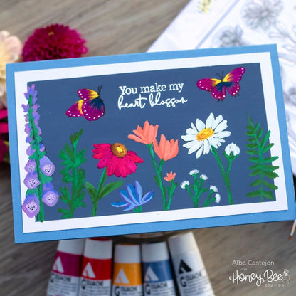 Wildflowers - Honey Cuts - Honey Bee Stamps