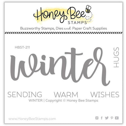 Winter - 2x4 Stamp Set - Honey Bee Stamps