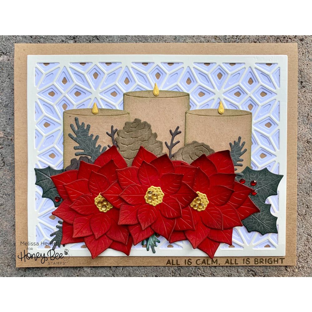 Winter Bouquets - Honey Cuts - Stand - Alone Dies - Honey Bee Stamps