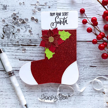 Winter Bouquets - Honey Cuts - Stand - Alone Dies - Honey Bee Stamps