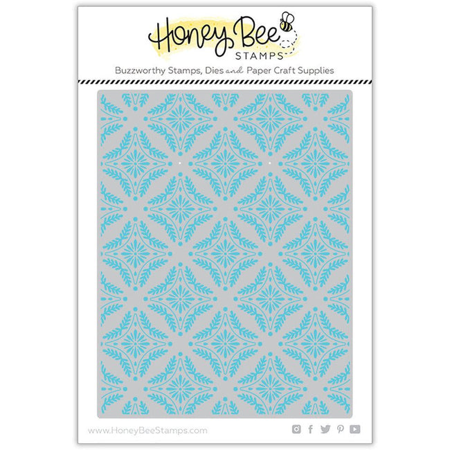 Winter Gems A2 Cover Plate - Honey Cuts - Honey Bee Stamps