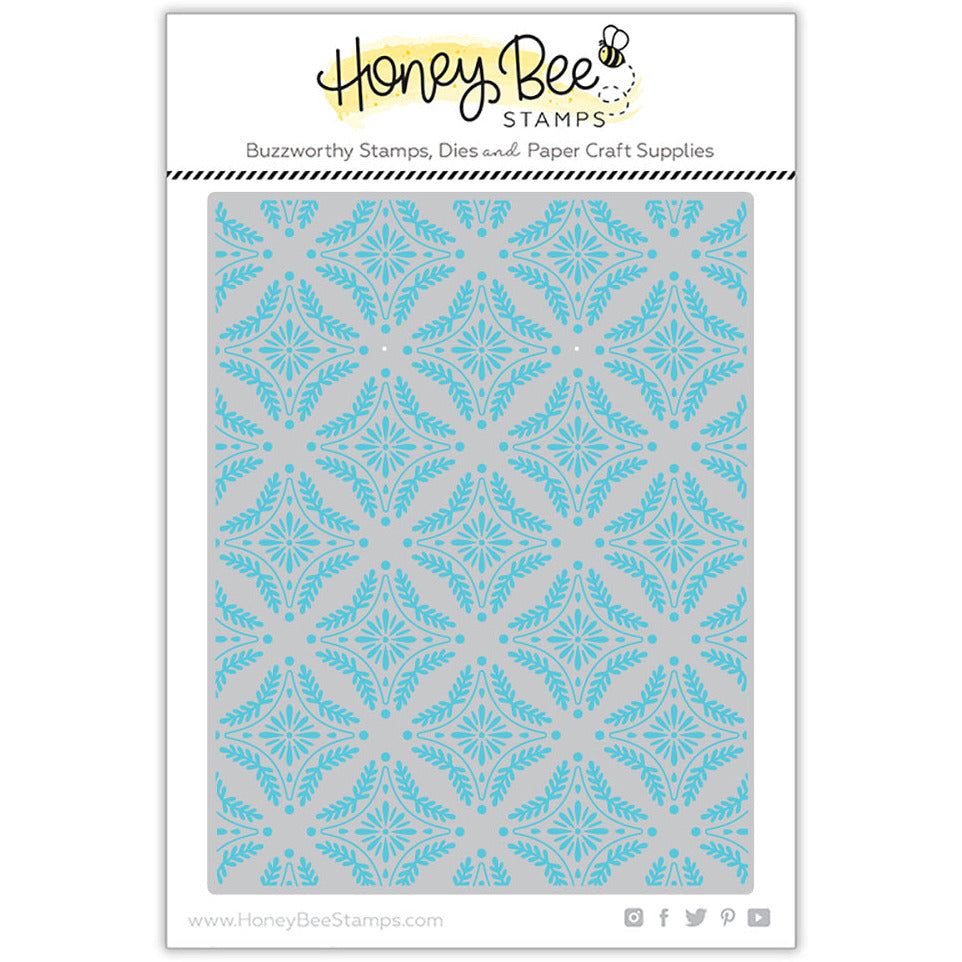 Winter Gems A2 Cover Plate - Honey Cuts - Stand - Alone Dies - Honey Bee Stamps