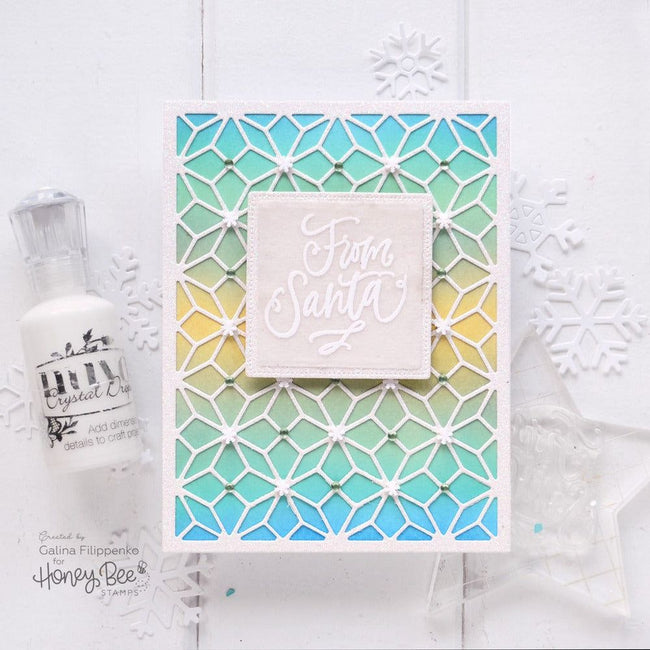 Winter Prism Cover Plate Top - Honey Cuts - Honey Bee Stamps