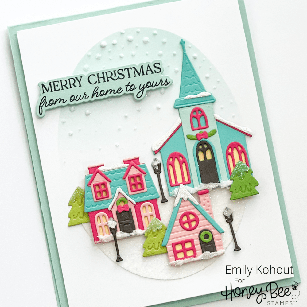 Winter Village - Honey Cuts - Honey Bee Stamps