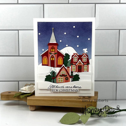 Winter Village - Honey Cuts - Stand - Alone Dies - Honey Bee Stamps