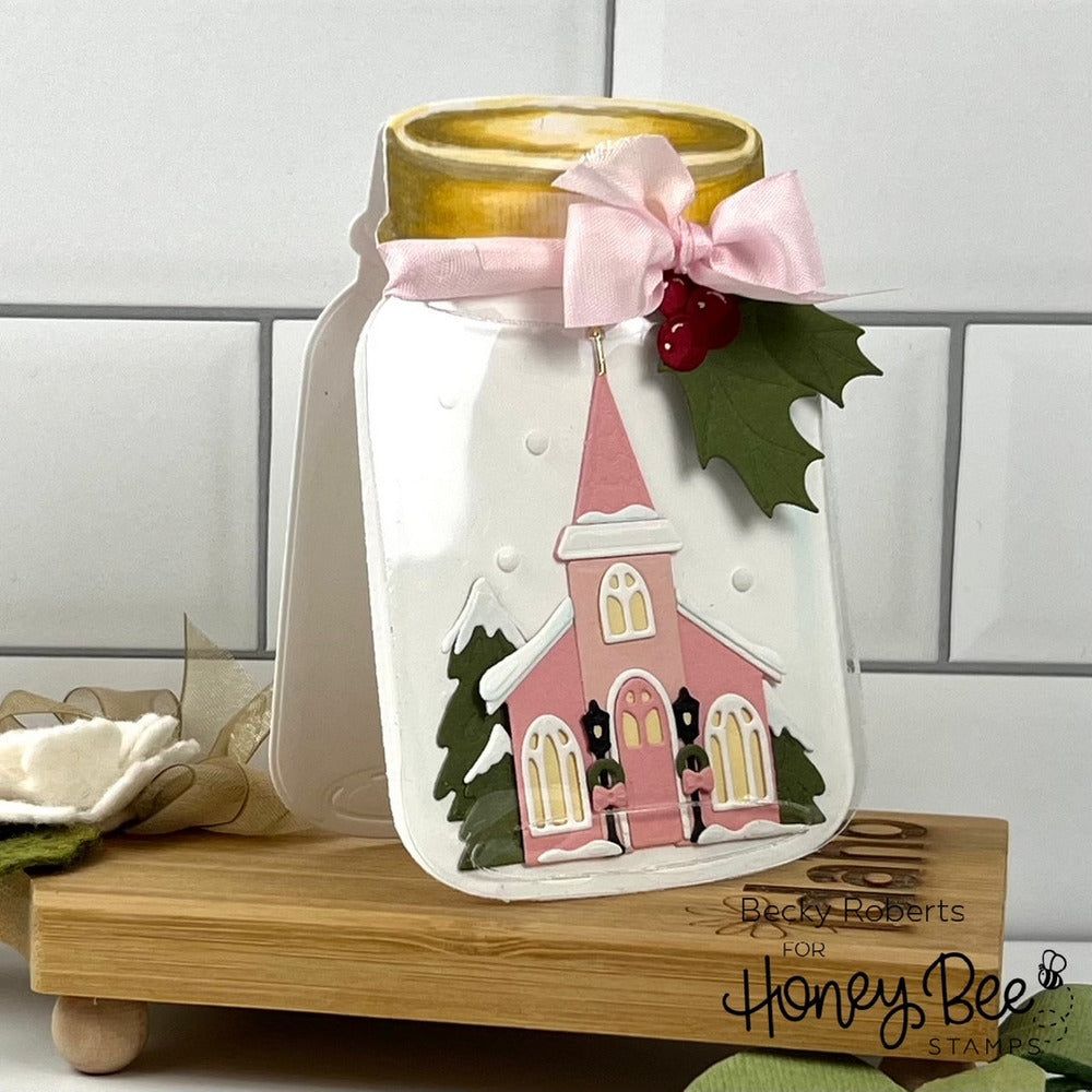 Winter Village - Honey Cuts - Stand - Alone Dies - Honey Bee Stamps