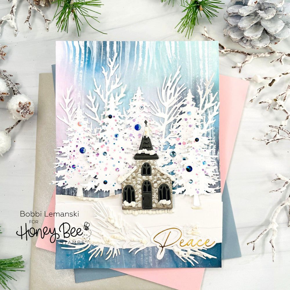 Winter Village - Honey Cuts - Stand - Alone Dies - Honey Bee Stamps