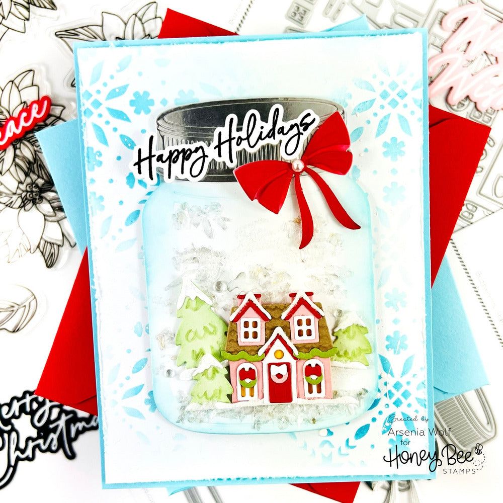 Winter Village - Honey Cuts - Stand - Alone Dies - Honey Bee Stamps