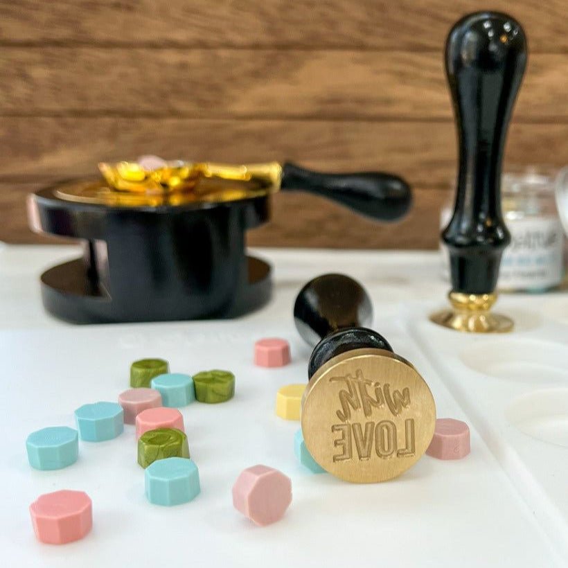 With Love - Wax Stamper - Honey Bee Stamps