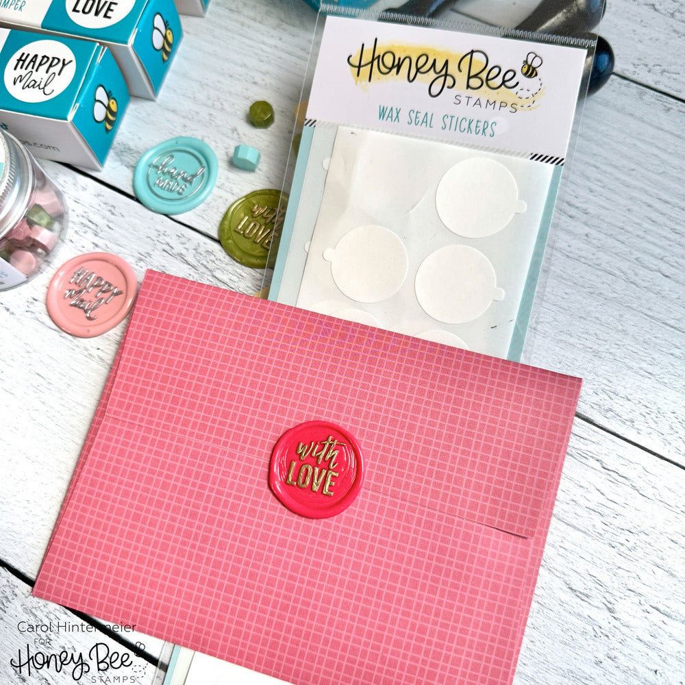 With Love - Wax Stamper - Honey Bee Stamps