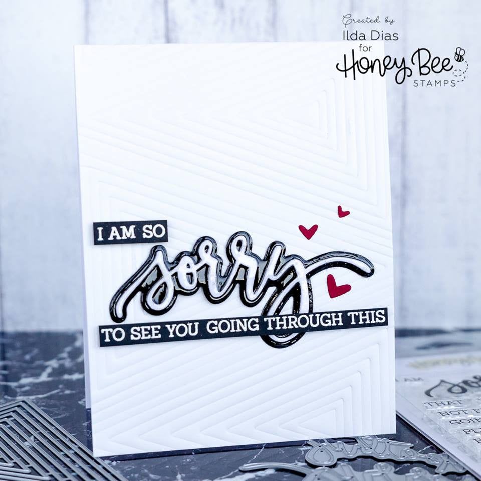 With Sympathy - Honey Cuts - Coordinating Dies - Honey Bee Stamps