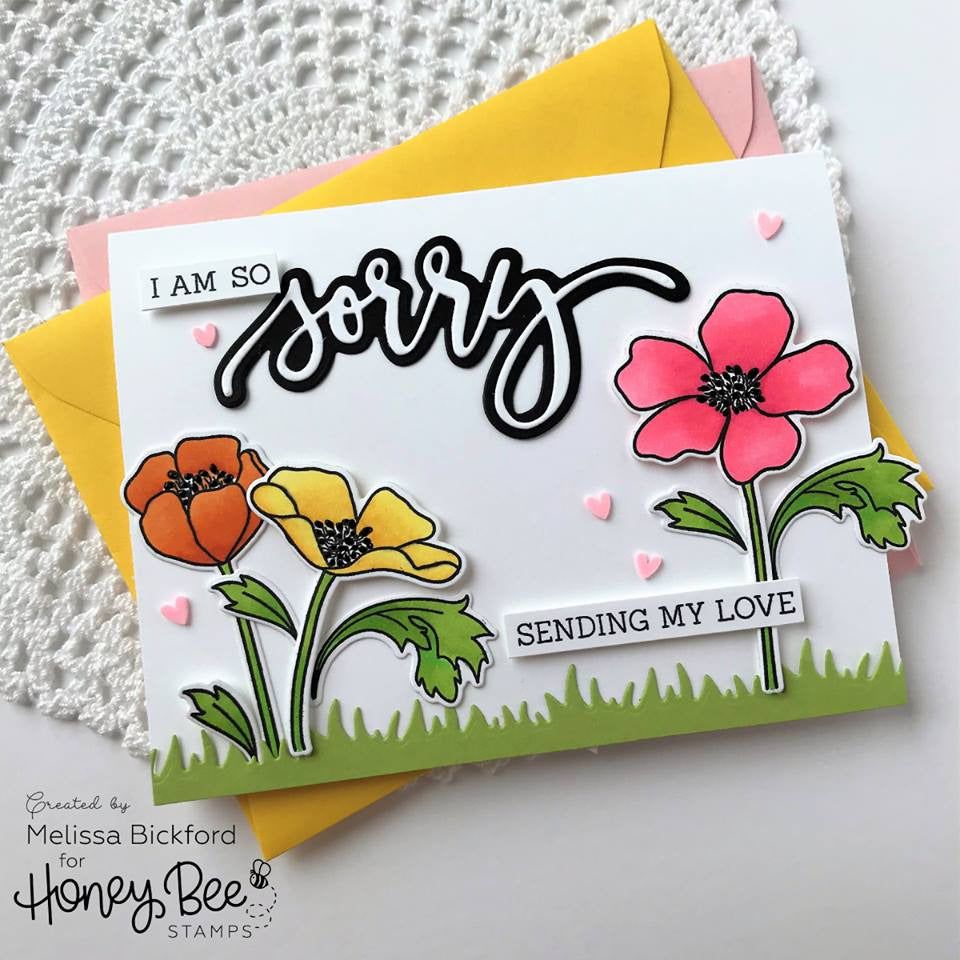 With Sympathy - Honey Cuts - Coordinating Dies - Honey Bee Stamps