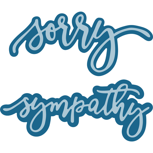 With Sympathy - Honey Cuts - Coordinating Dies - Honey Bee Stamps