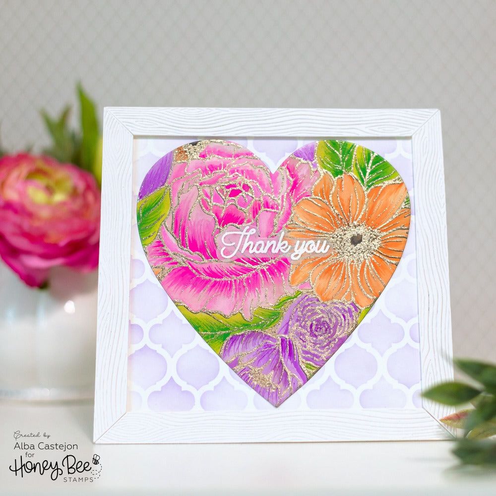 Wood Frame Builder - Honey Cuts - Stand - Alone Dies - Honey Bee Stamps