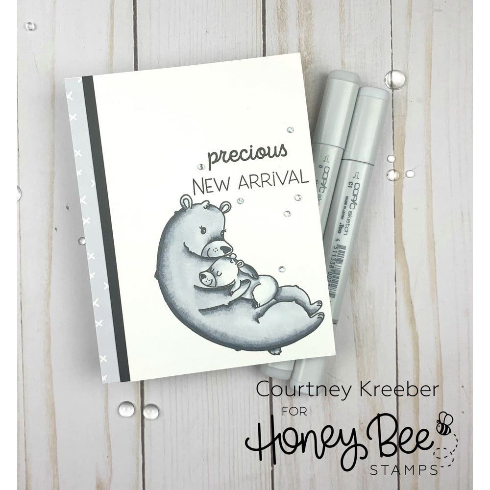 Woodland Babies - 6x6 Stamp Set - Retiring - Honey Bee Stamps