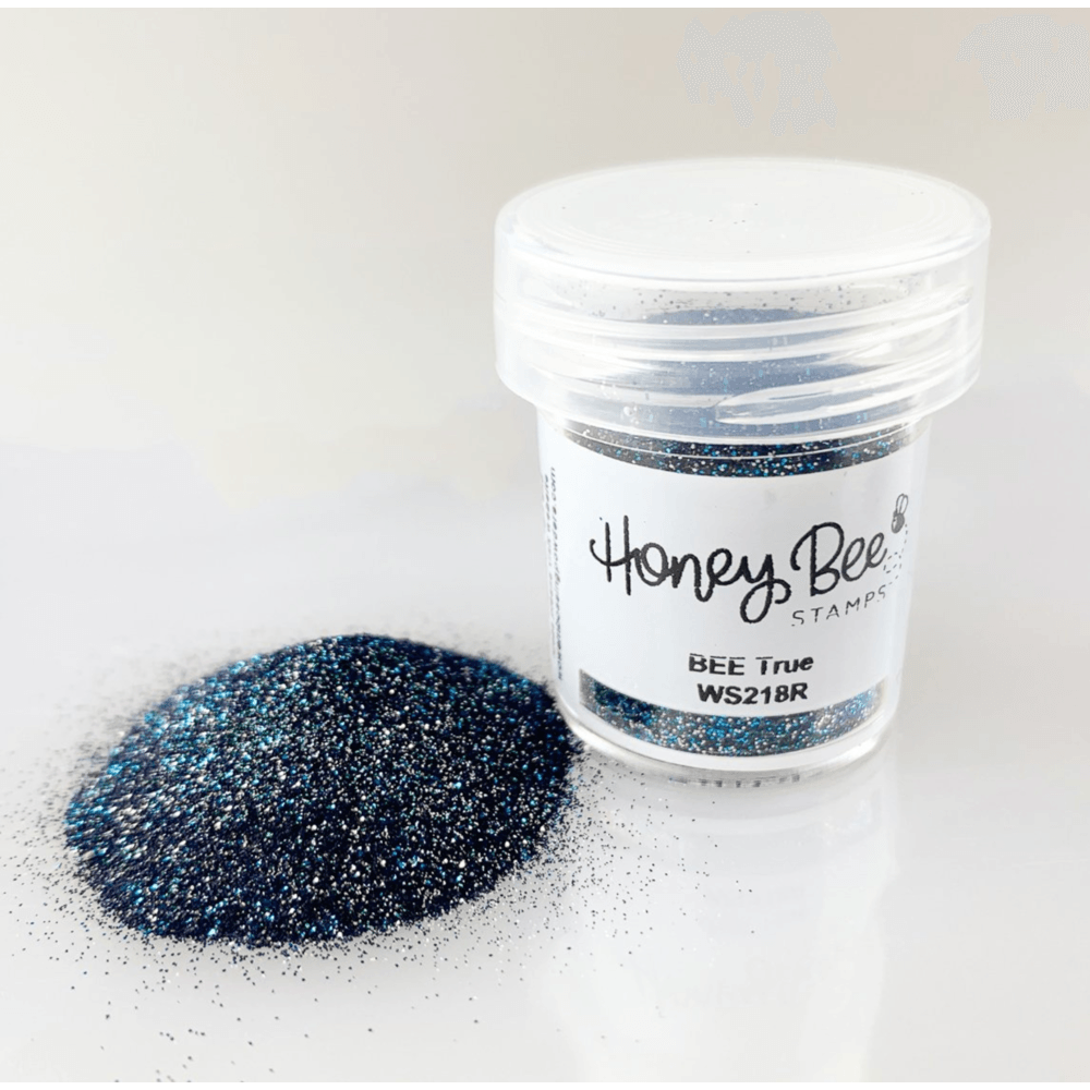 WOW! Black Glitter Embossing Powder by Honey Bee Stamps - BEE True - Honey Bee Stamps
