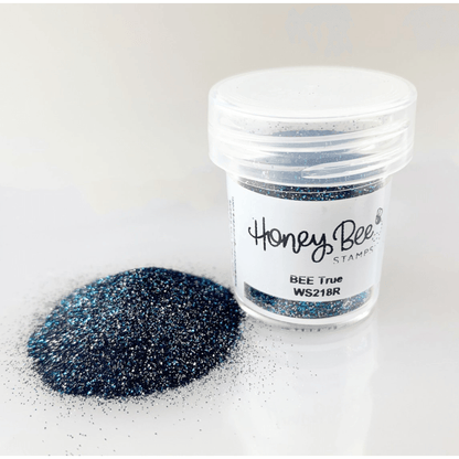 WOW! Black Glitter Embossing Powder by Honey Bee Stamps - BEE True - Honey Bee Stamps