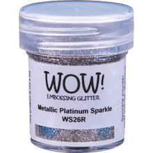 WOW! Embossing Glitter - Metallic Platinum Sparkle - Honey Bee Stamps